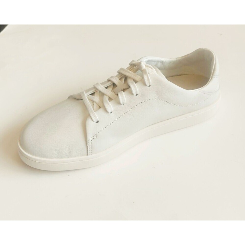 Olukai Womens Size 9 PEHUEA LI ILI Casual Leather Sneaker Bright White Shoe - Picture 3 of 9